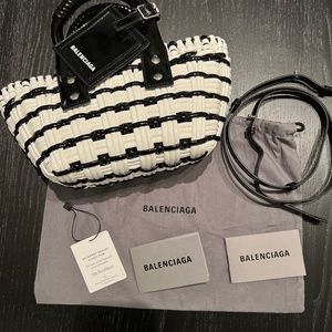 Authentic Balenciaga Basket Handbag XXS Retail $1150